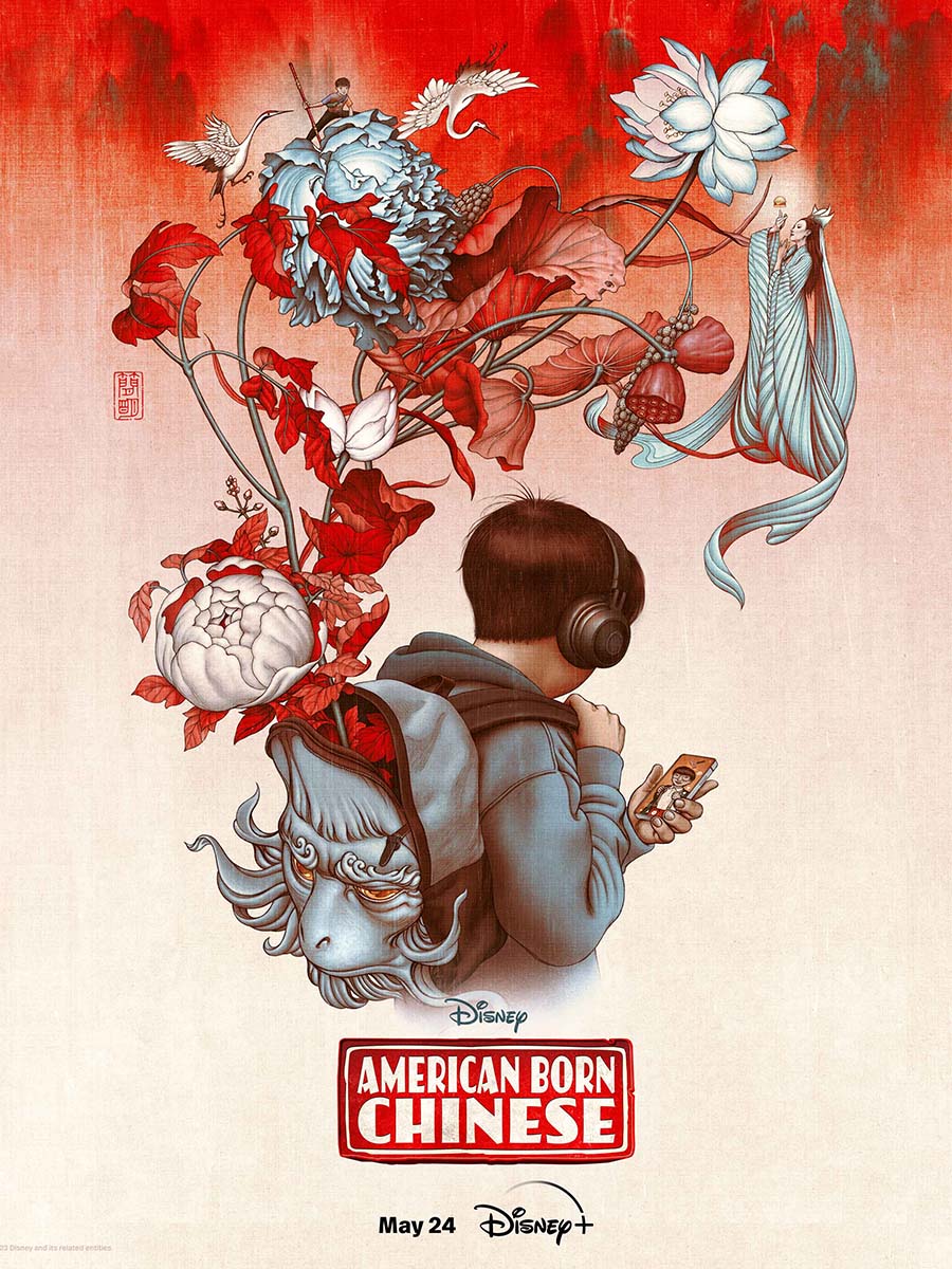Poster for American Born Chinese on Disney Plus.