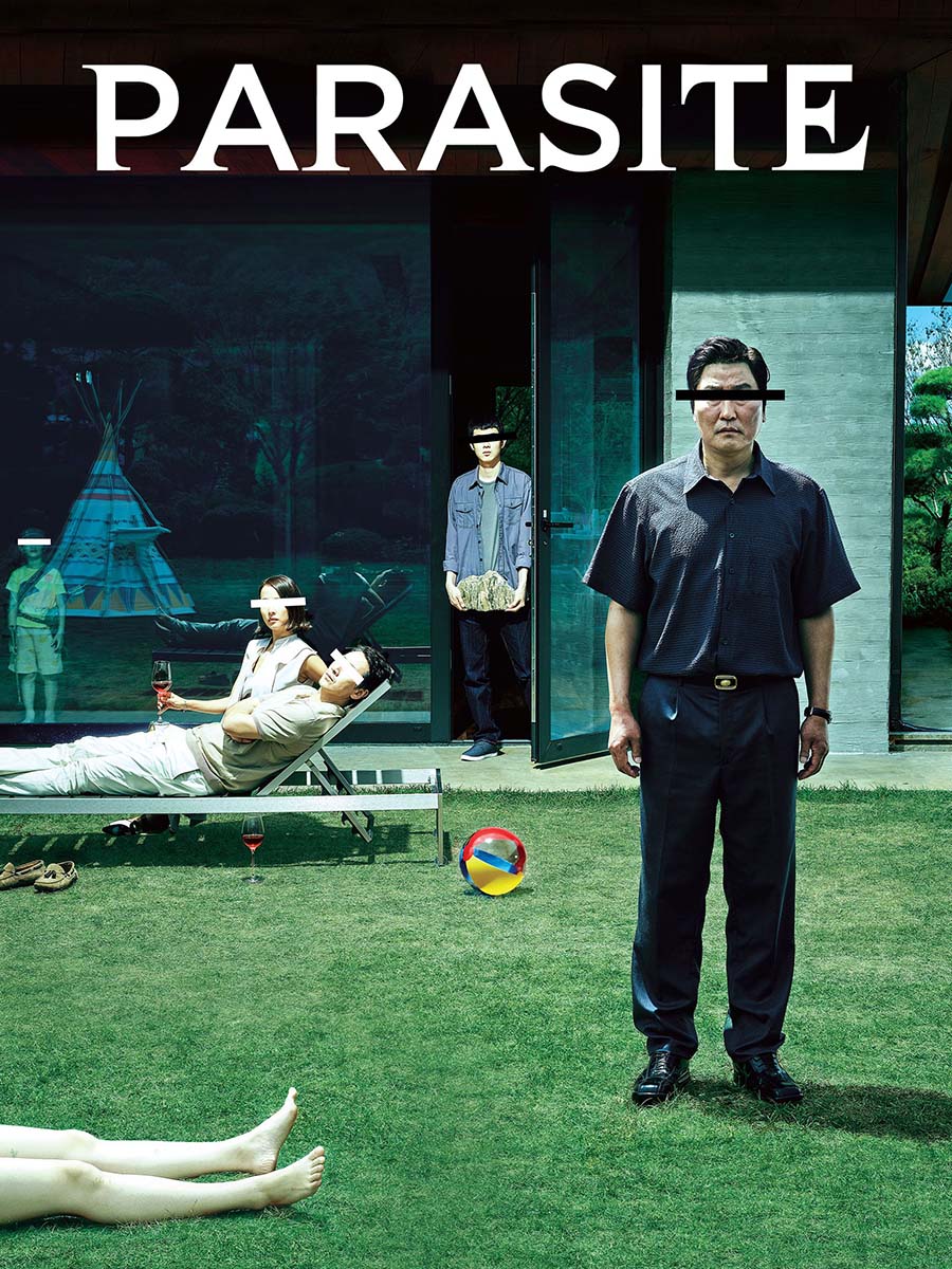 Poster for the movie Parasite.